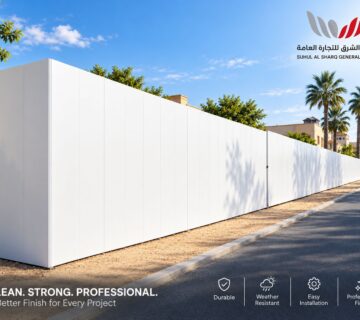 Suhul Al Sharq gates PVC hoarding UAE