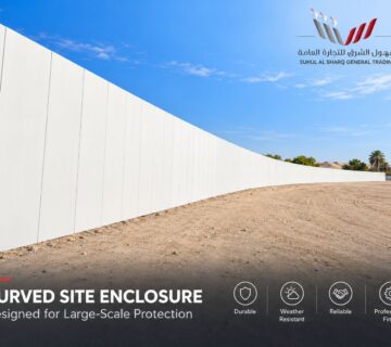 Suhul Al Sharq install PVC hoarding UAE