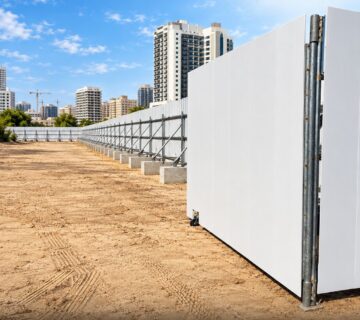 Suhul Al Sharq systems PVC hoarding UAE